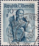 Österreich Trachten Briefmarke Michel Plattenfehler