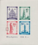 Germany Baden Wiederaufbau souvenir sheet