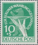 West Berlin victims of currency devaluation postage stamp flaw