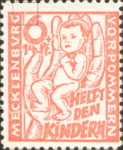 Germany Mecklenburg-Vorpommern Charity Issue postage stamp flaw 26II