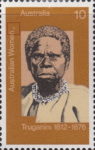 Australia Truganini postage stamp constant flaw