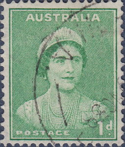 Australia postage stamp Elizabeth Bowes-Lyon 