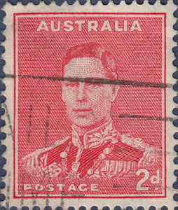 Australia postage stamp George VI