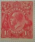 Australia postage stamp HALEPENCE flaw