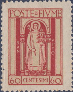 San Vito postage stamp of Fiume