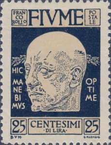 Fiume Gabriele d'Annunzio postage stamp genuine