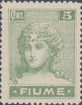 Postage stamp allegory of Fiume