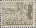 Italian occupation of Rijeka postage stamp