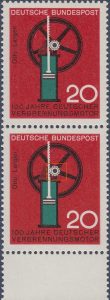 Germany 1964 postage stamp Nikolaus Otto gas motor
