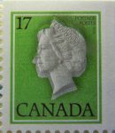 Canada 1973 Queen Elizabeth II postage stamp error mis-registration of colors