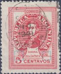 Argentina José de San Martín postage stamp type 1