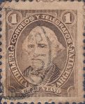 Argentina Dalmacio Vélez Sarsfield 1 cent postage stamp type 2