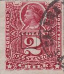 Chile postage stamp Columbus 1894 type 2