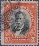 Chile correos 20 centavos Manuel Bulnes postage stamp