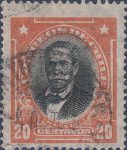 Correos de Chile 20 centavos Manuel Bulnes postage stamp