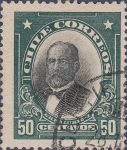 Chile correos 50 centavos Federico Errázuriz Zañartu postage stamp