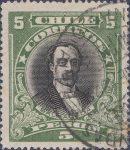 Chile correos 5 pesos José Manuel Balmaceda postage stamp
