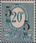 Germany Plebiscite Area Upper Silesia postage stamp Type 1
