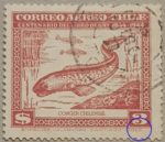Chile Conger chilensis stamp plate flaw