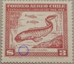 Chile Conger chilensis stamp error