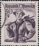 Österreich Briefmarken Trachten Plattenfehler