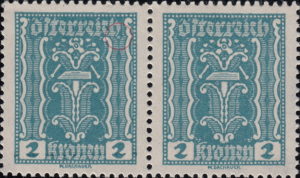Austria Agriculture Labor and Industry postage stamp error