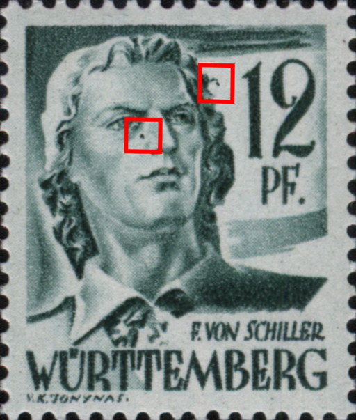 Germany, Wuerttemberg: types and errors on postage stamps – World Stamps  Project